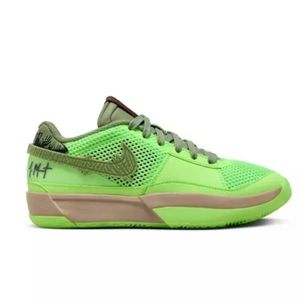 Nike JA 1 GS Morant Green Grinch Zombie Youth sz 4Y Basketball Shoes